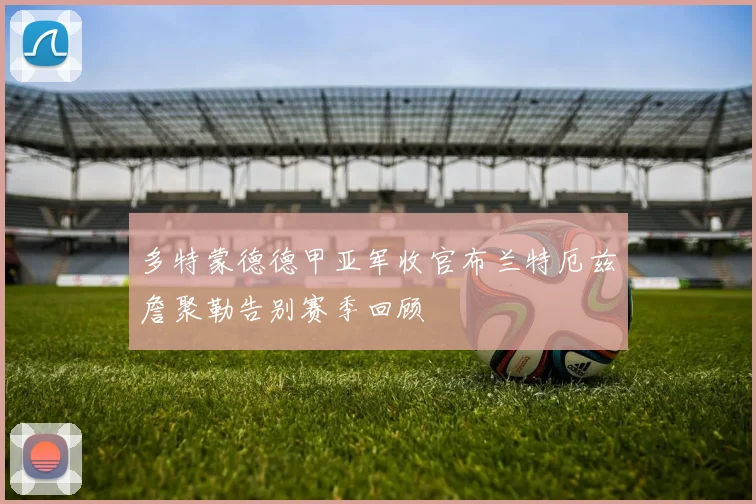 多特蒙德德甲亚军收官布兰特厄兹詹聚勒告别赛季回顾
